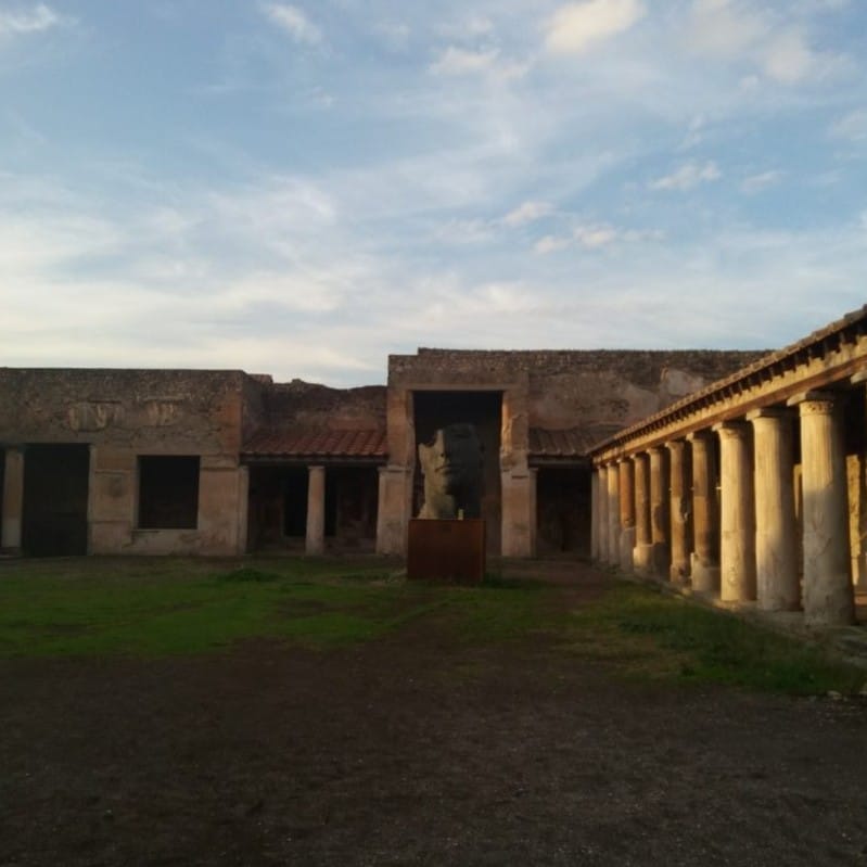 Ruínas de Pompeia na Itália